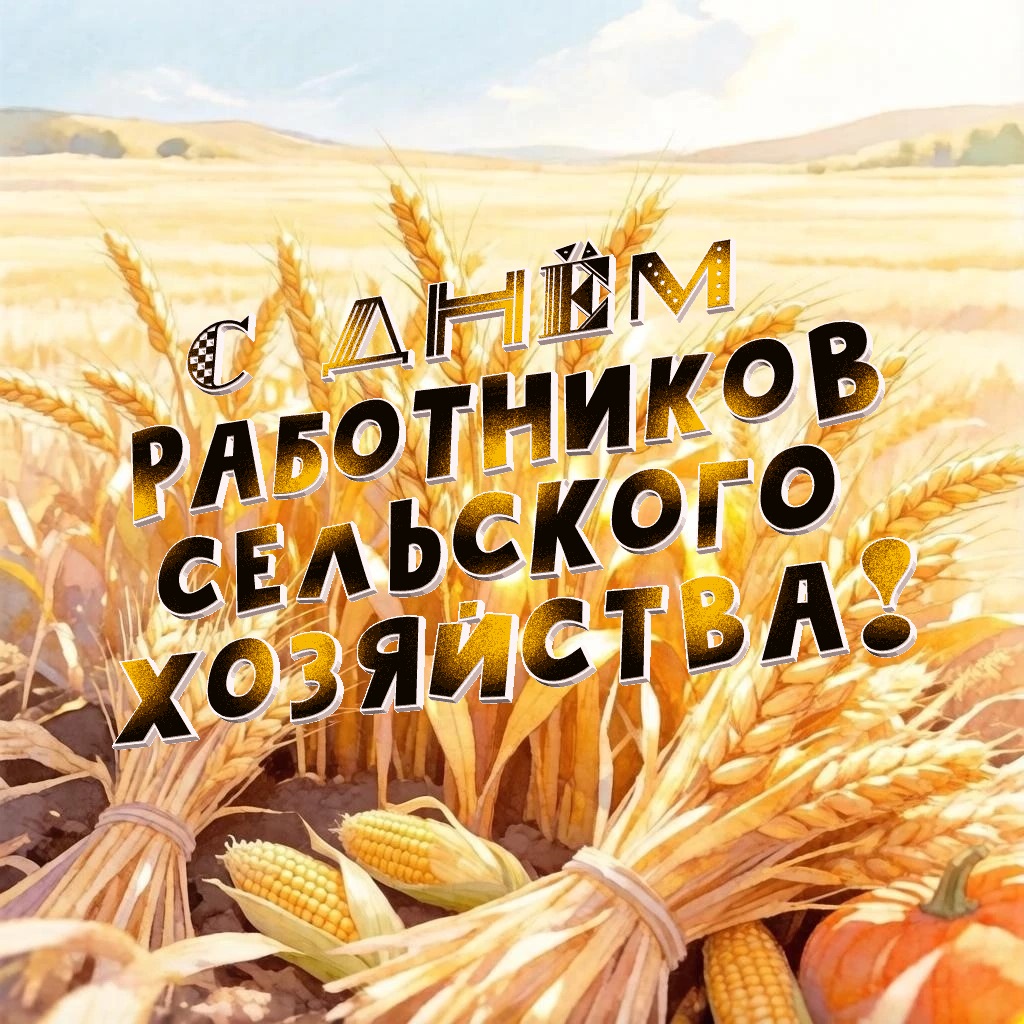 С ПРАЗДНИКОМ, ТРУЖЕНИКИ СЕЛА!